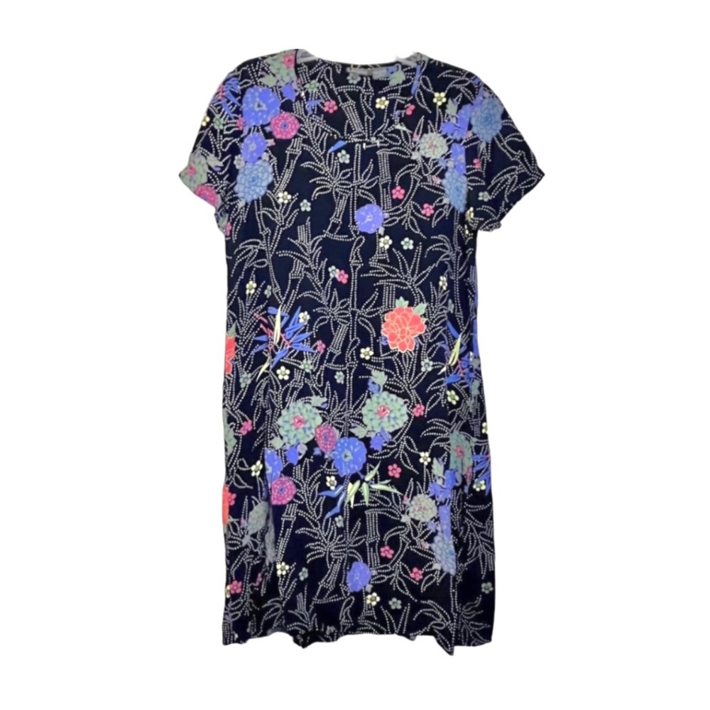 Floral Print Hawaiian Shirt Dress